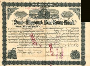 State of Missouri, Real Estate Bond